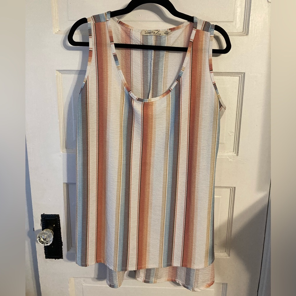 Liberty Love Striped Tank